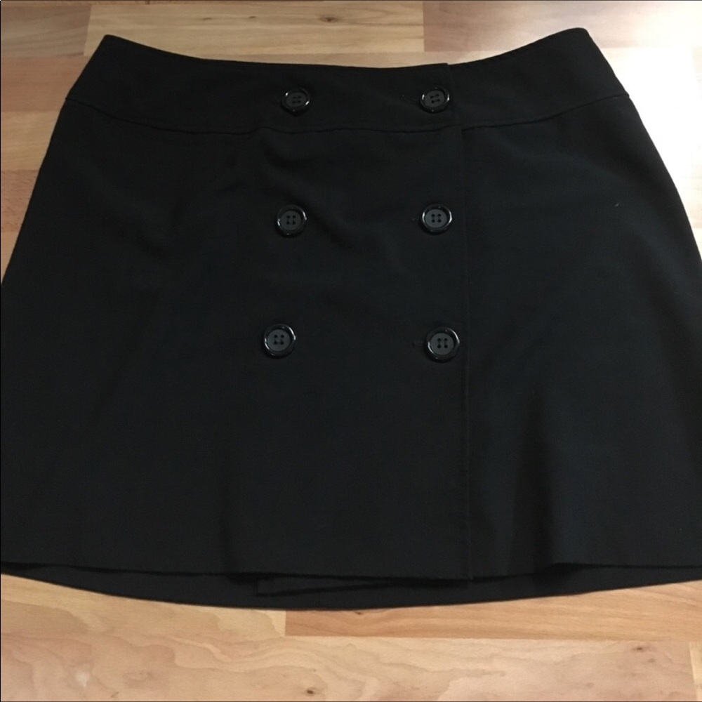 Black Skirt with buttons